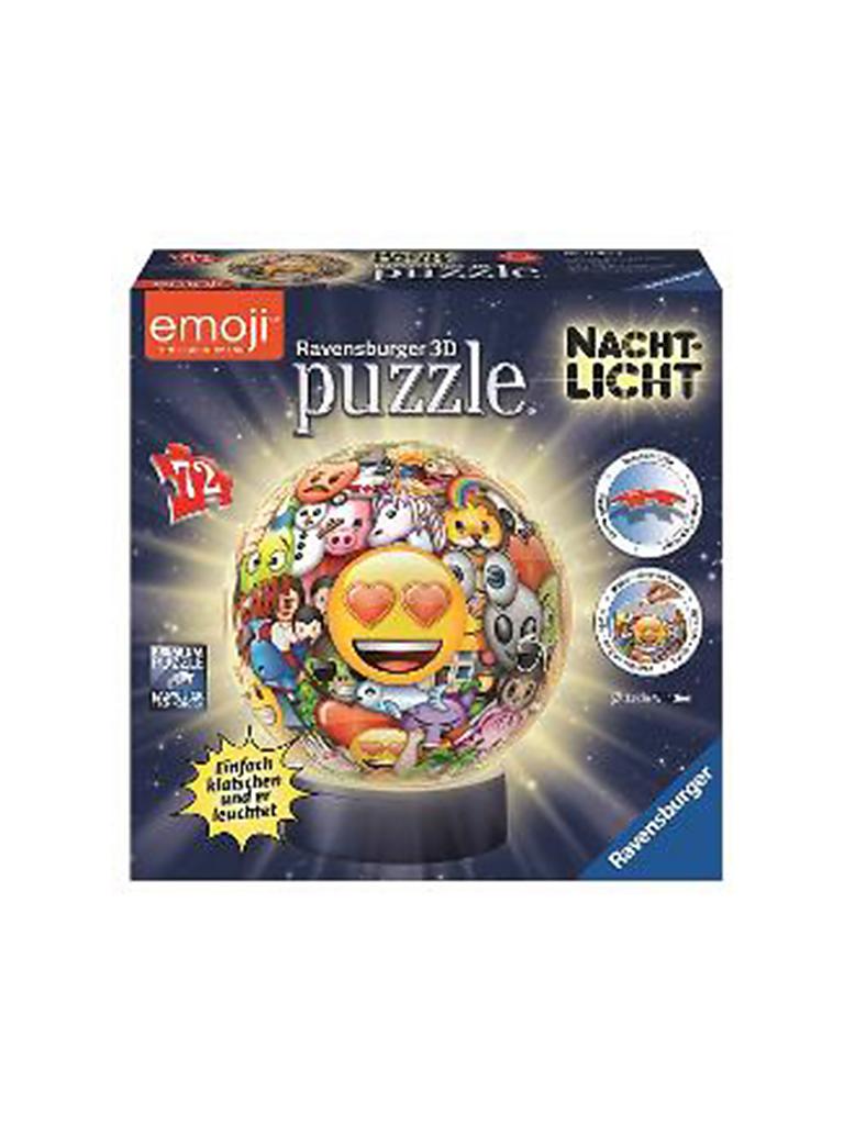 RAVENSBURGER | Puzzleball - Nachtlicht Emoji (72 Teile) | keine Farbe