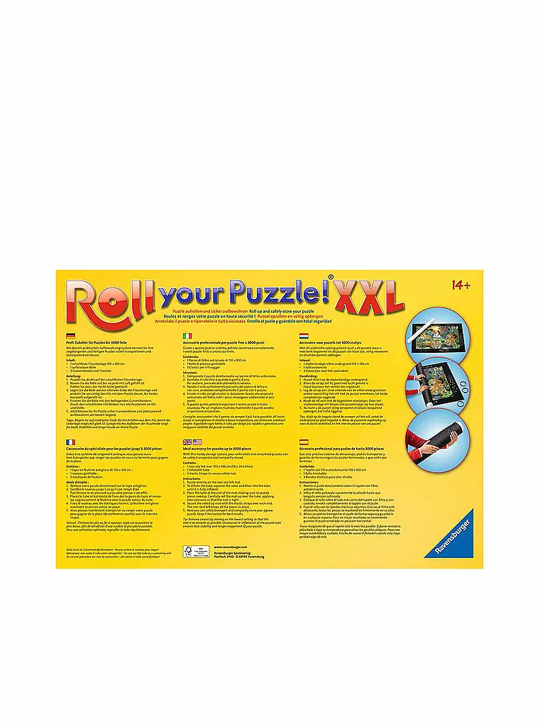 RAVENSBURGER | Roll your Puzzle XXL - Puzzlerolle | keine Farbe