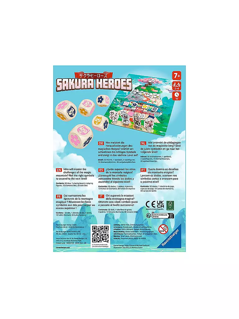 RAVENSBURGER | Sakura Heroes - Würfelspiel | keine Farbe