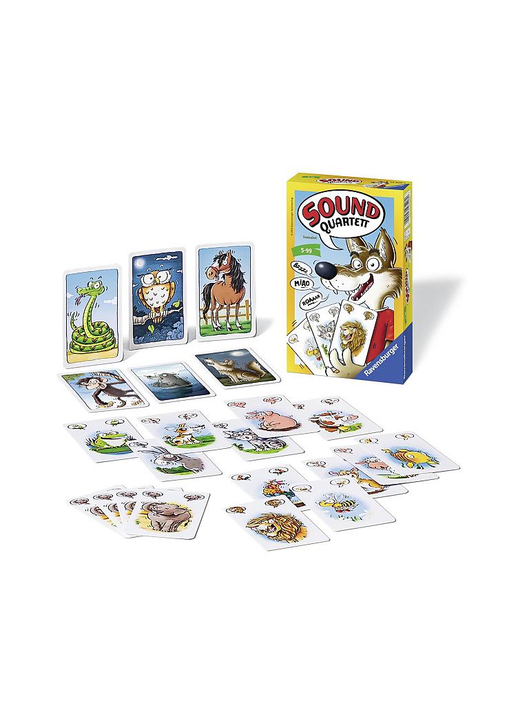 RAVENSBURGER | Sound Quartett Mitbringspiel  | keine Farbe
