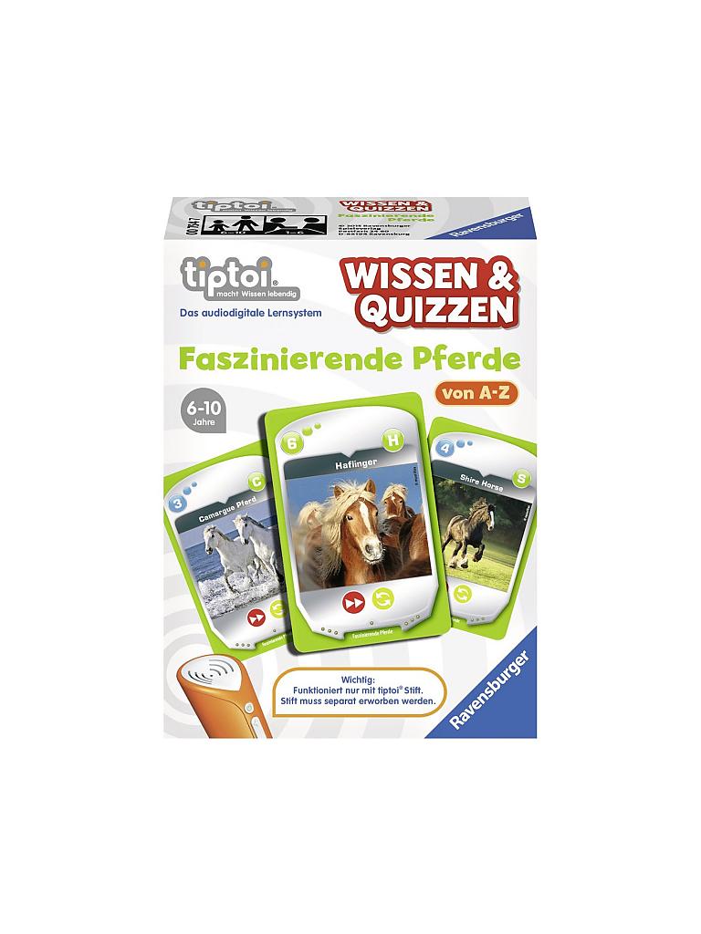 RAVENSBURGER | Tiptoi "Wissen und Quizzen" Faszinierende Pferde | keine Farbe