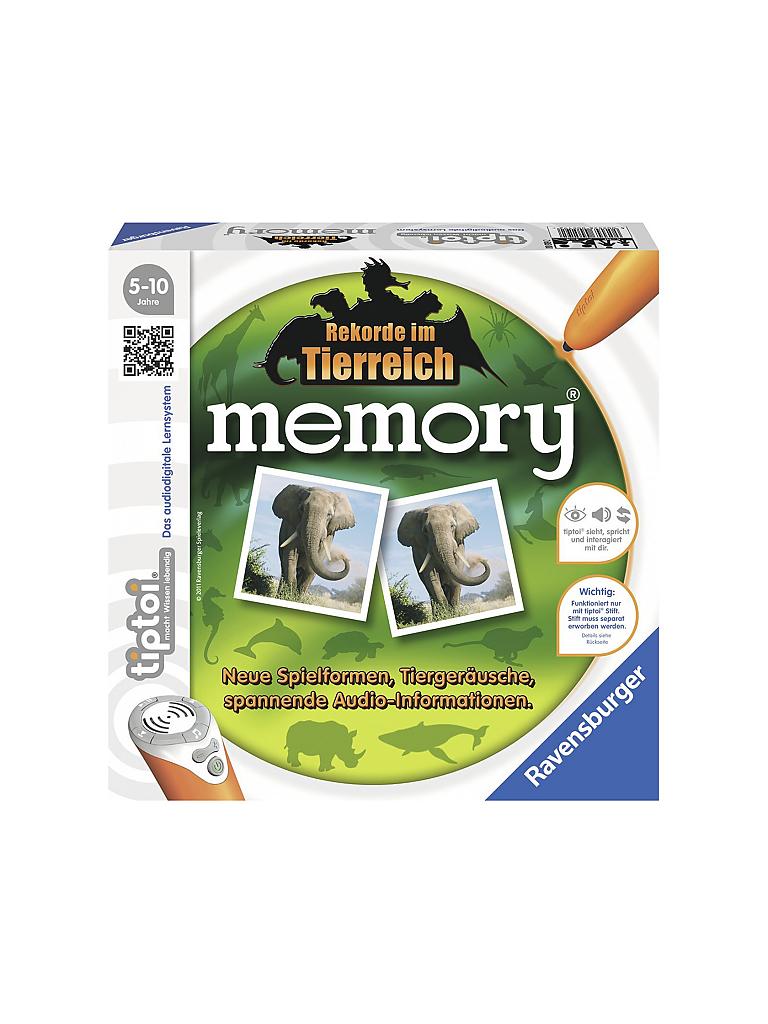 RAVENSBURGER | Tiptoi Memory - Rekorde im Tierreich | keine Farbe