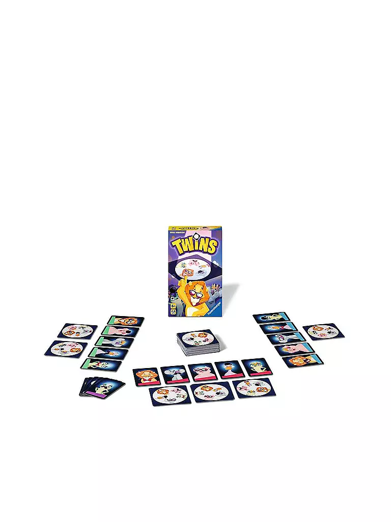 RAVENSBURGER | Twins - Karten-Reaktionsspiel | keine Farbe
