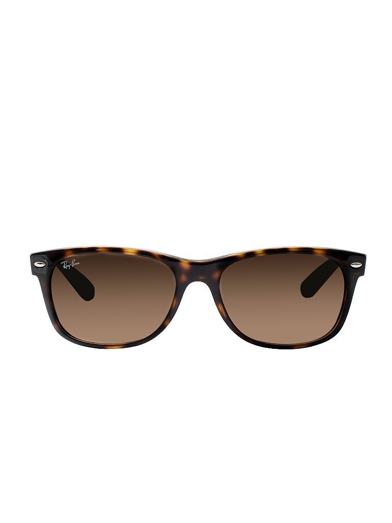 Ray - Ban Unisex Ray - Ban RB2132 NEW WAYFARER 710/51 Sonnenbrillen Injiziert Schildkröte  Quadratisch Normal Schattiert