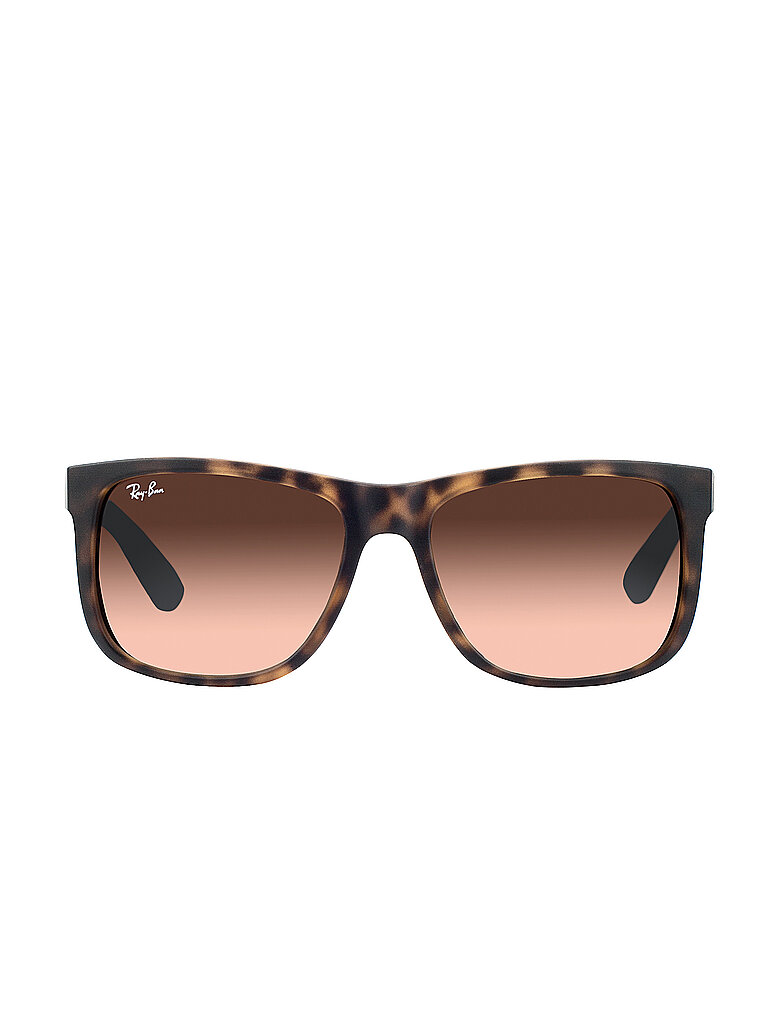 Ray - Ban Herren Ray - Ban RB4165 JUSTIN 710/13 Sonnenbrillen Injiziert Schildkröte Braun Quadratisch Normal