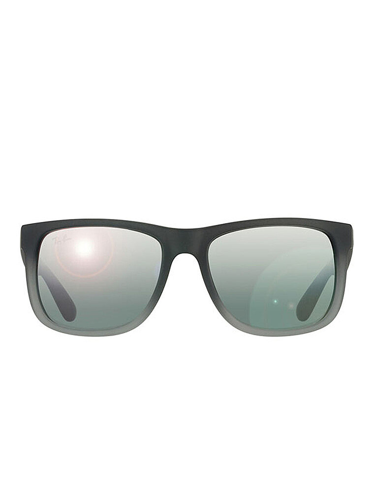 Ray - Ban Herren Ray - Ban RB4165 JUSTIN 852/88 Sonnenbrillen Injiziert Grau Grau Quadratisch Normal Schattiert