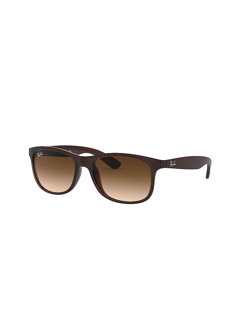 Ray - Ban Herren Ray - Ban RB4202 ANDY 607313 Sonnenbrillen Injiziert Braun Braun Quadratisch Normal Schattiert