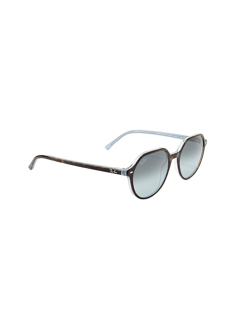 Ray - Ban Unisex Ray - Ban RB2195 THALIA 13163M Sonnenbrillen Acetat Braun Blau Quadratisch Normal Schattiert