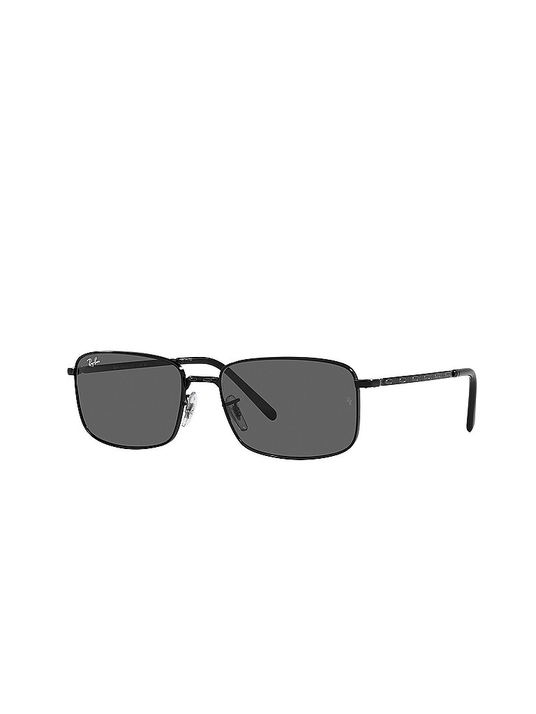 Unisex RB3717  002 B1 Gläser SONNENBRILLEN Metall Schwarz Grau Quadratisch Normal