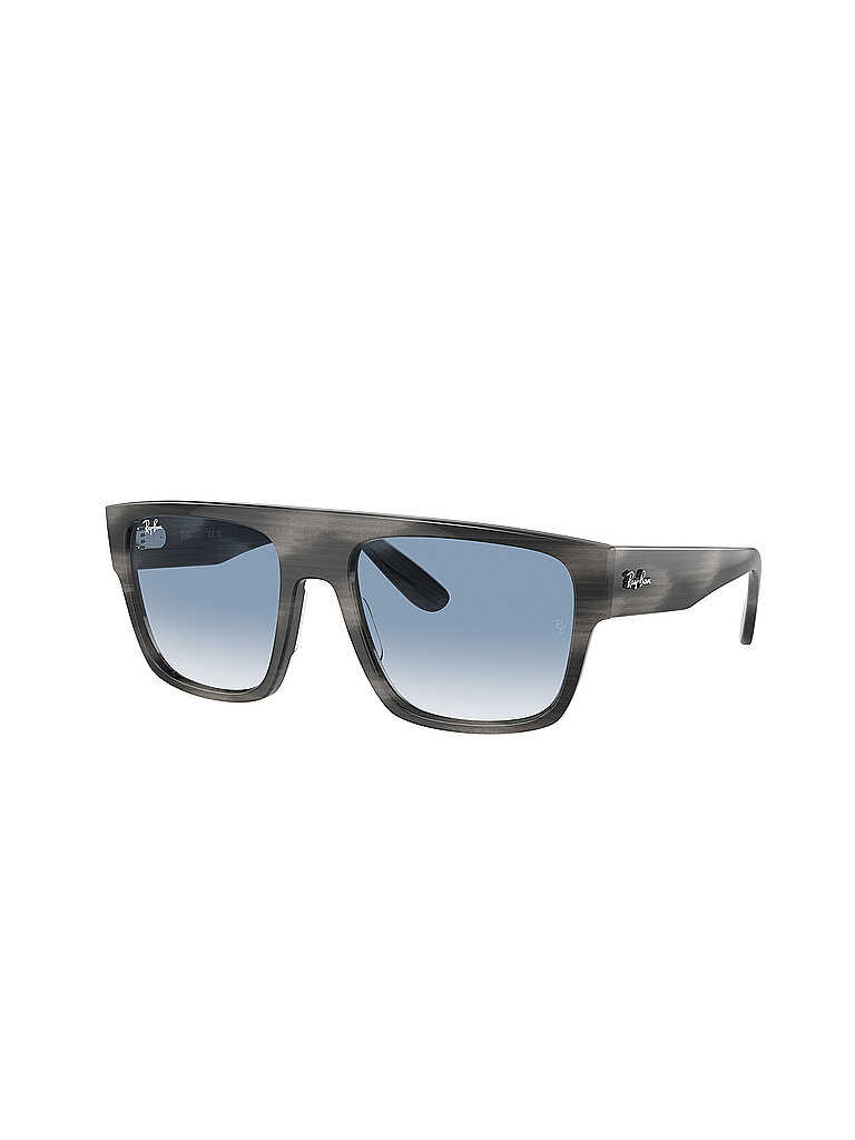 Ray - Ban Unisex Ray - Ban RB0360S DRIFTER 14043F Sonnenbrillen Acetat Grau Blau Quadratisch Normal Schattiert