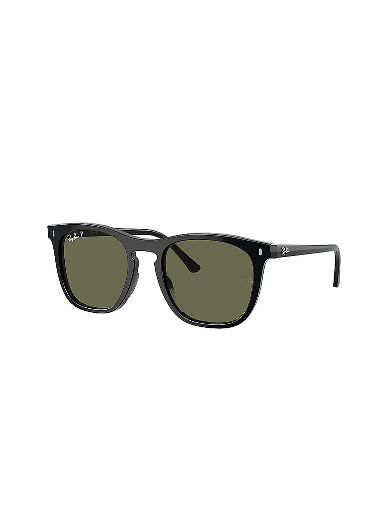 Ray - Ban Unisex Ray - Ban RB2210 901/58 Sonnenbrillen Acetat Schwarz Grün Quadratisch Polarisiert