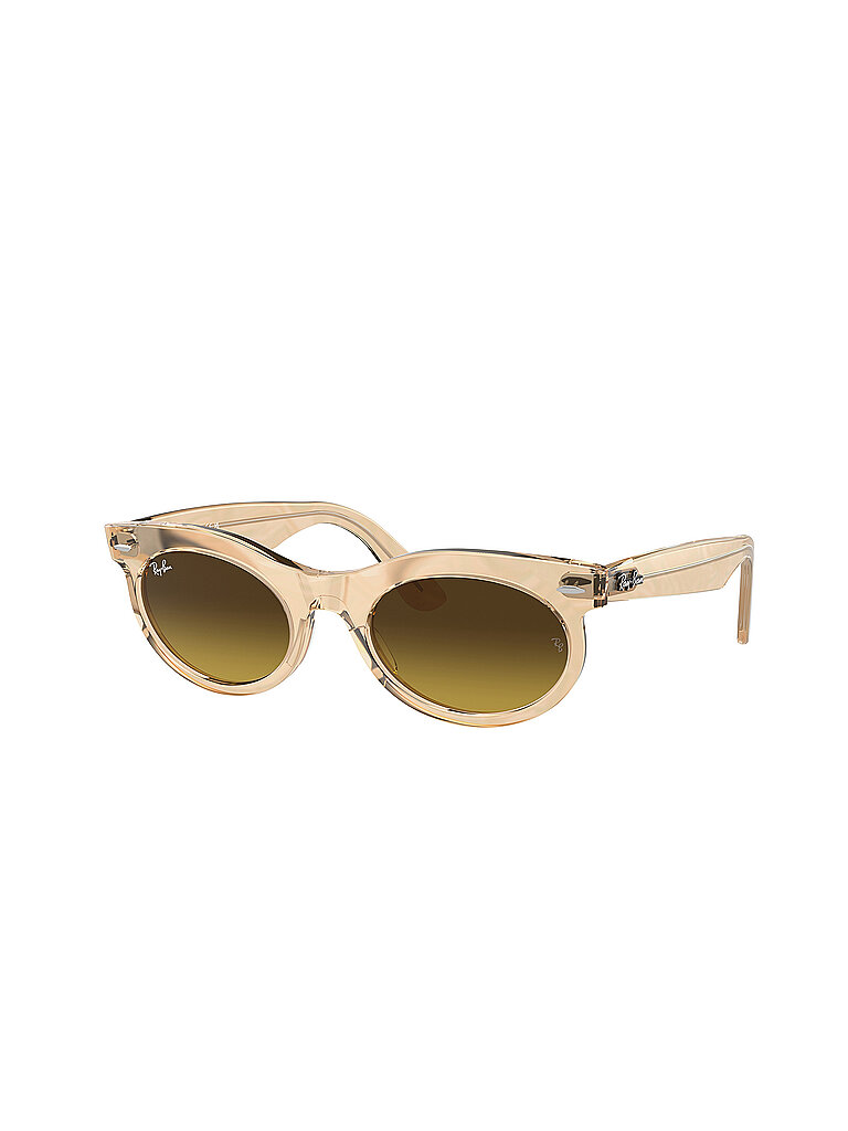 Ray - Ban Unisex Ray - Ban RB2242 WAYFARER OVAL 138685 Sonnenbrillen Acetat Braun Braun Rund Normal Schattiert