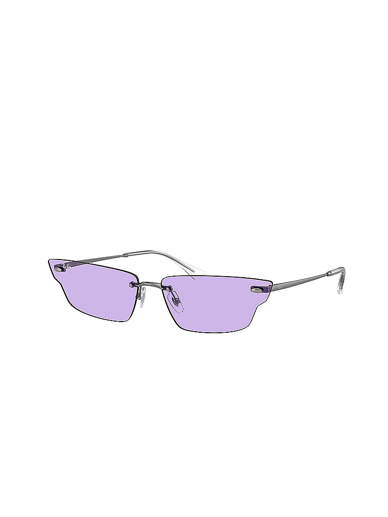 Unisex RB3731 ANH 004 1A Gläser SONNENBRILLEN Metall Grau Violett Geometrisch Normal
