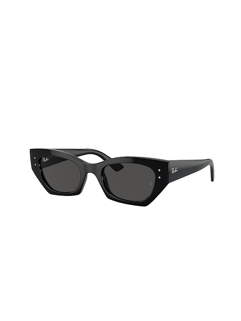 Ray - Ban Unisex Ray - Ban RB4430 ZENA 667787 Sonnenbrillen Injiziert Schwarz Grau Geometrisch Normal
