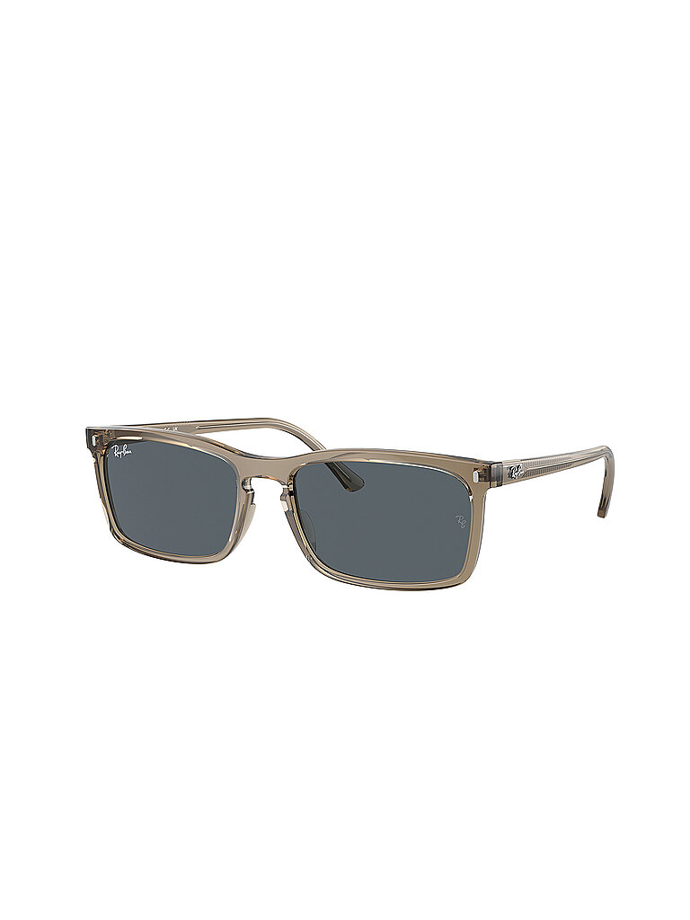 Ray - Ban Unisex Ray - Ban RB4435 6765R5 Sonnenbrillen Acetat Braun Blau Quadratisch Normal