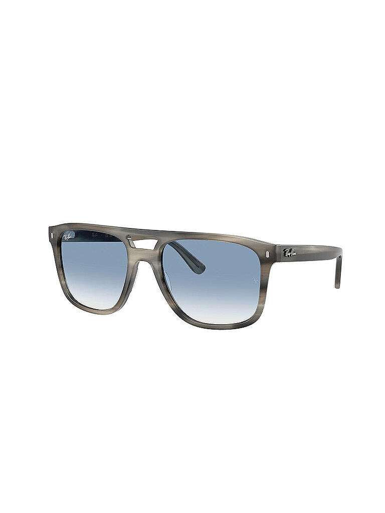 Ray - Ban Unisex Ray - Ban RB2213 14243F Sonnenbrillen Acetat Schildkröte Blau Quadratisch Normal Schattiert