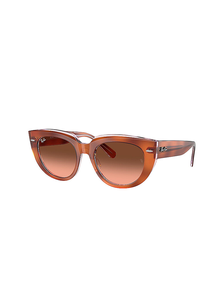 Ray - Ban Damen Ray - Ban RB2286 DOREEN 1415A5 Sonnenbrillen Acetat Schildkröte Rosa Quadratisch Normal Schattiert