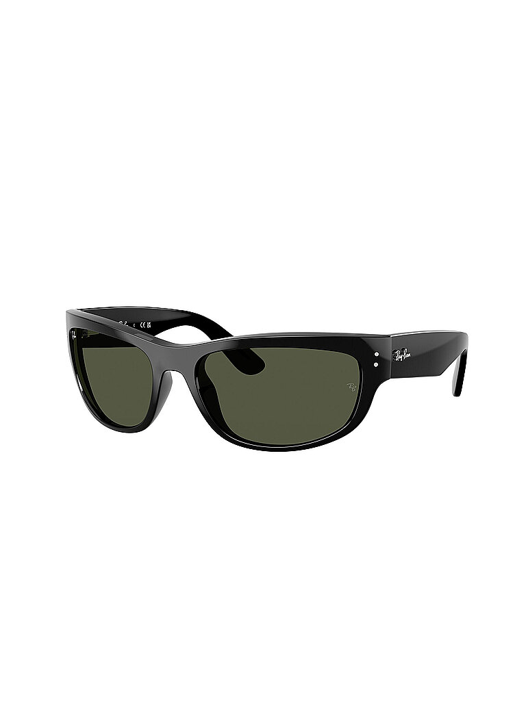 Ray - Ban Unisex Ray - Ban RB2289 MEGA BALORAMA 901/31 Sonnenbrillen Acetat Schwarz Grün G15 Pillow Normal