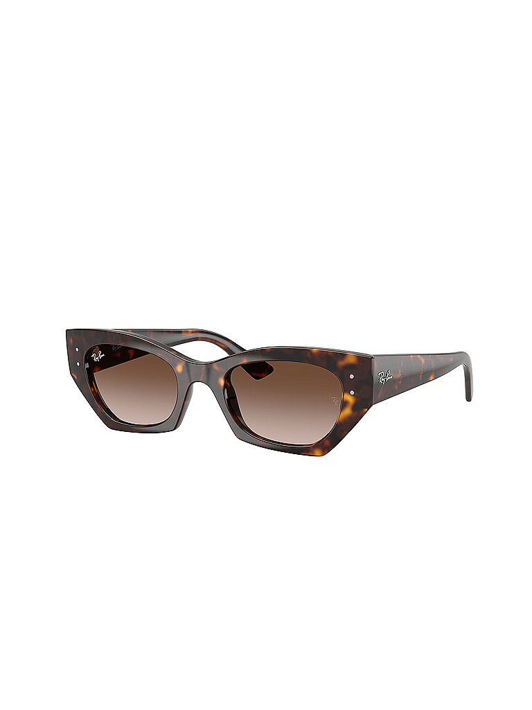 Ray - Ban Unisex Ray - Ban RB4430 ZENA 135913 Sonnenbrillen Injiziert Schildkröte Braun Geometrisch Normal Schattiert