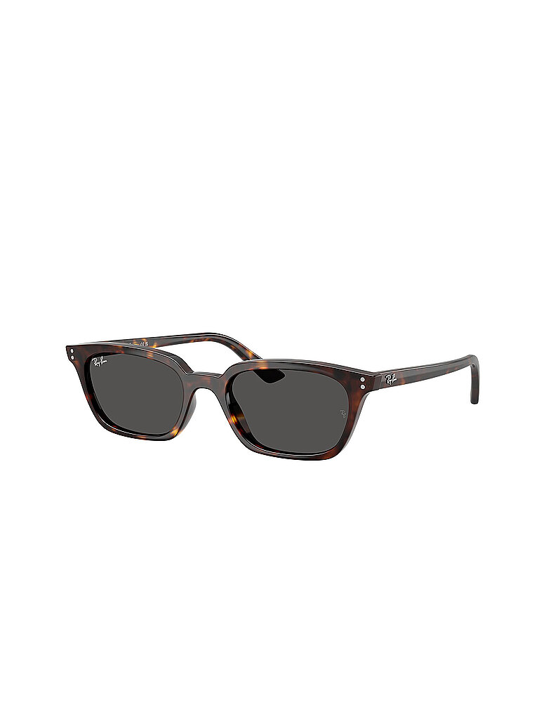 Ray - Ban Unisex Ray - Ban RB4456 ZAYA 135987 Sonnenbrillen Injiziert Schildkröte Grau Pillow Normal