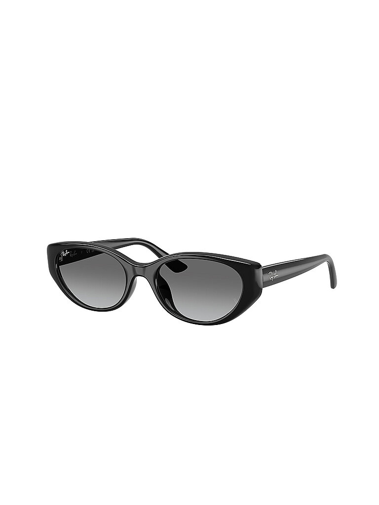 Ray - Ban Unisex Ray - Ban RB4457D 667711 Sonnenbrillen Injiziert Schwarz Grau Pillow Normal Schattiert