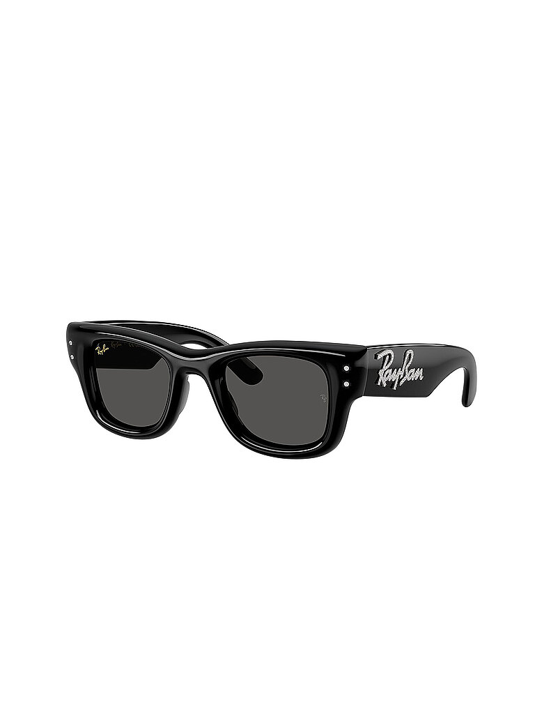 Ray - Ban Unisex Ray - Ban A$AP Rocky RB4940B WAYFARER PUFFER 686487 Sonnenbrillen Nylon Schwarz  Quadratisch Normal