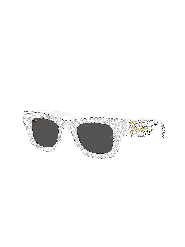 Ray - Ban Unisex Ray - Ban A$AP Rocky RB4940BP WAYFARER PUFFER 686687 Sonnenbrillen Nylon Weiß  Quadratisch Normal