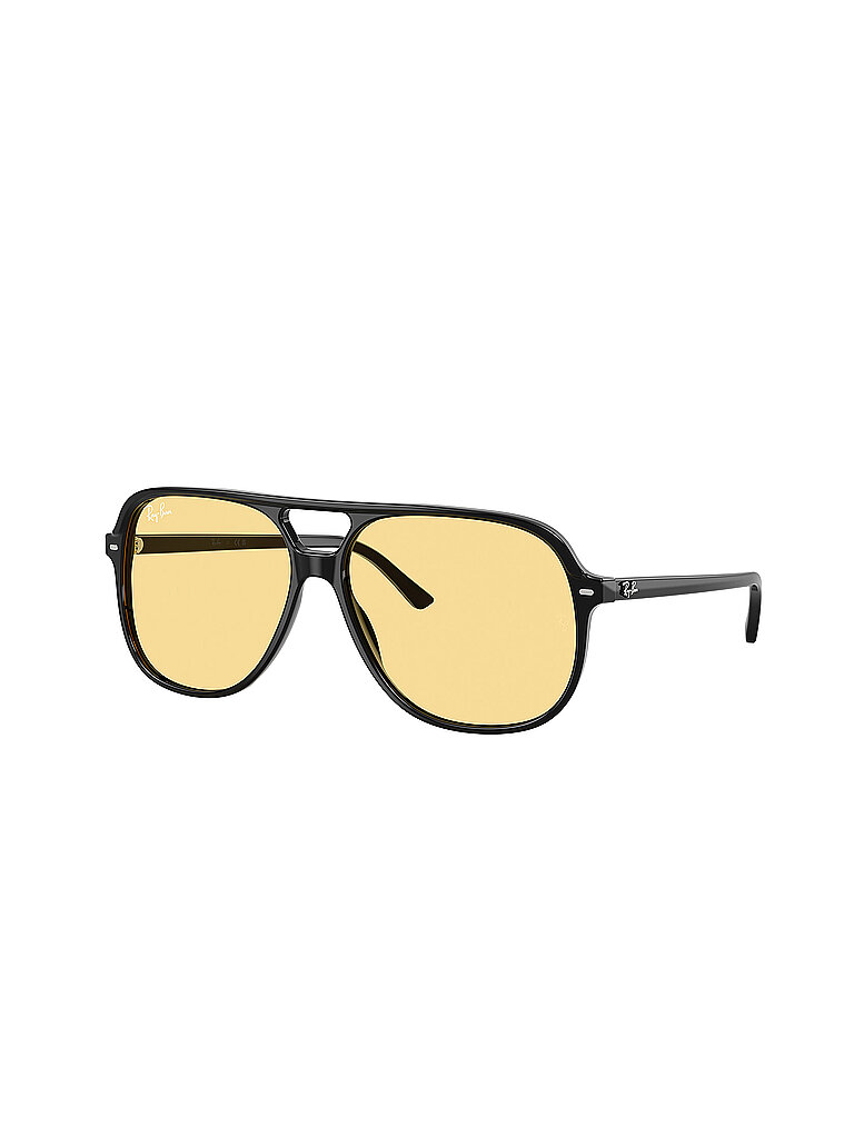 Ray - Ban Unisex Ray - Ban RB2198 BILL 901/R6 Sonnenbrillen Acetat Schwarz Gelb Quadratisch Normal