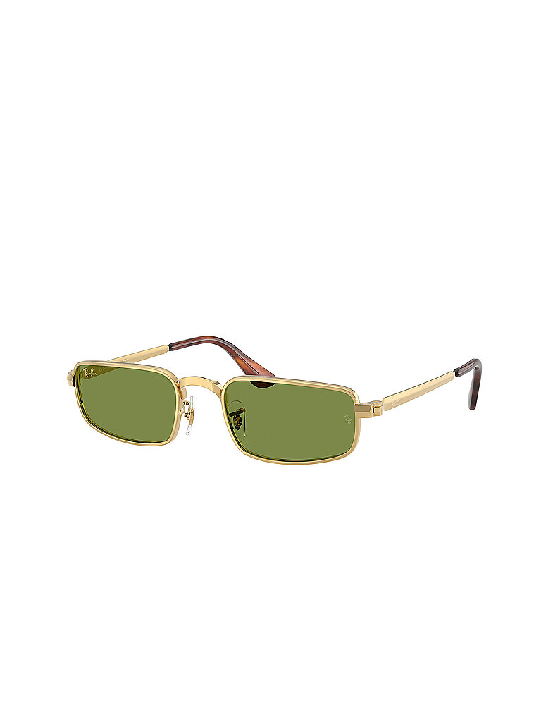 Ray - Ban Unisex Ray - Ban A$AP Rocky RB3927 001/4E Sonnenbrillen Metall Gold Grün Pillow Normal