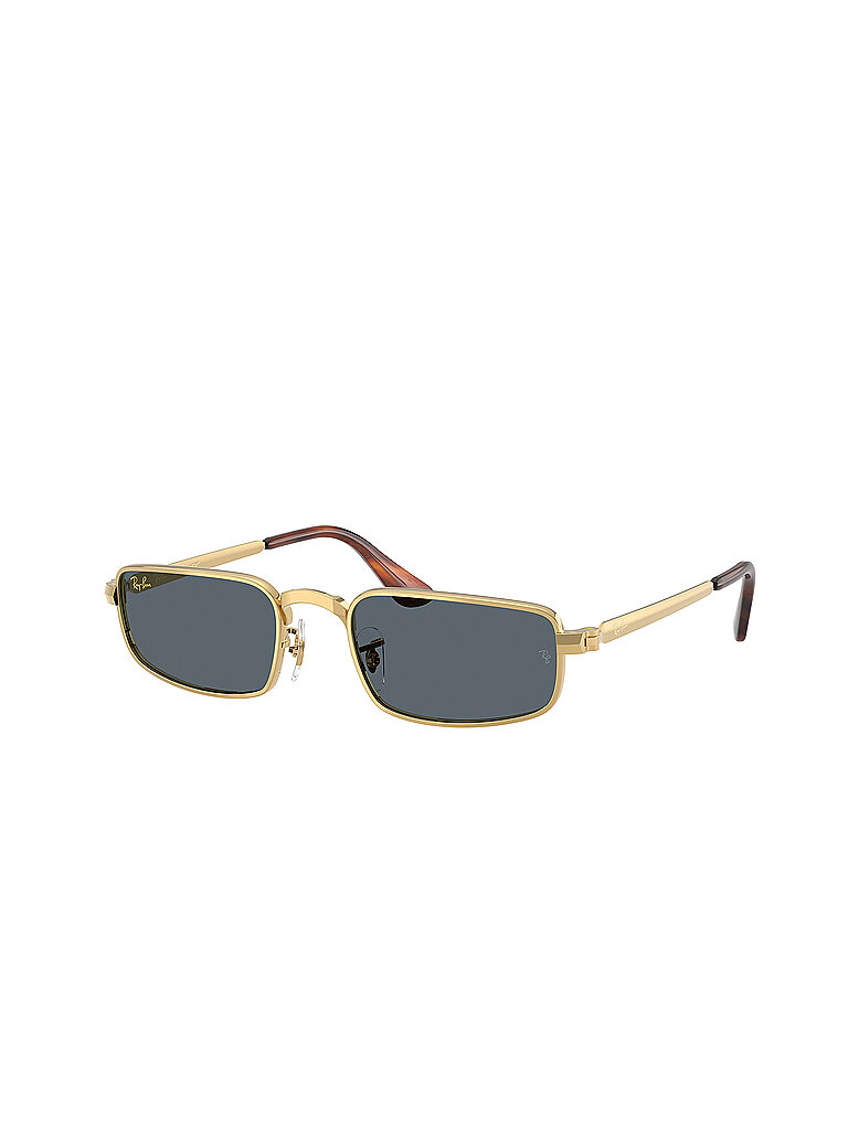 Ray - Ban Unisex Ray - Ban A$AP Rocky RB3927 001/R5 Sonnenbrillen Metall Gold Blau Pillow Normal