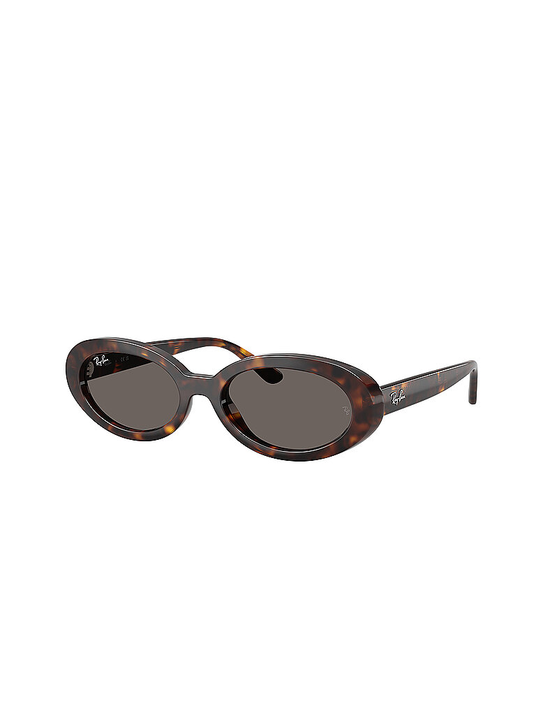 Ray - Ban Damen Ray - Ban RB2223 902/B1 Sonnenbrillen Acetat Schildkröte Grau Rund Normal