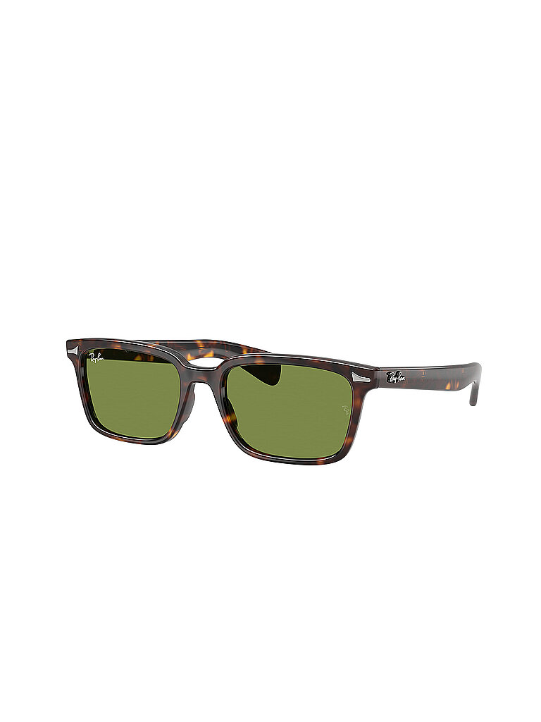 Ray - Ban Unisex Ray - Ban RB2234 BRUNEL 902/4E Sonnenbrillen Acetat Schildkröte Grün Quadratisch Normal