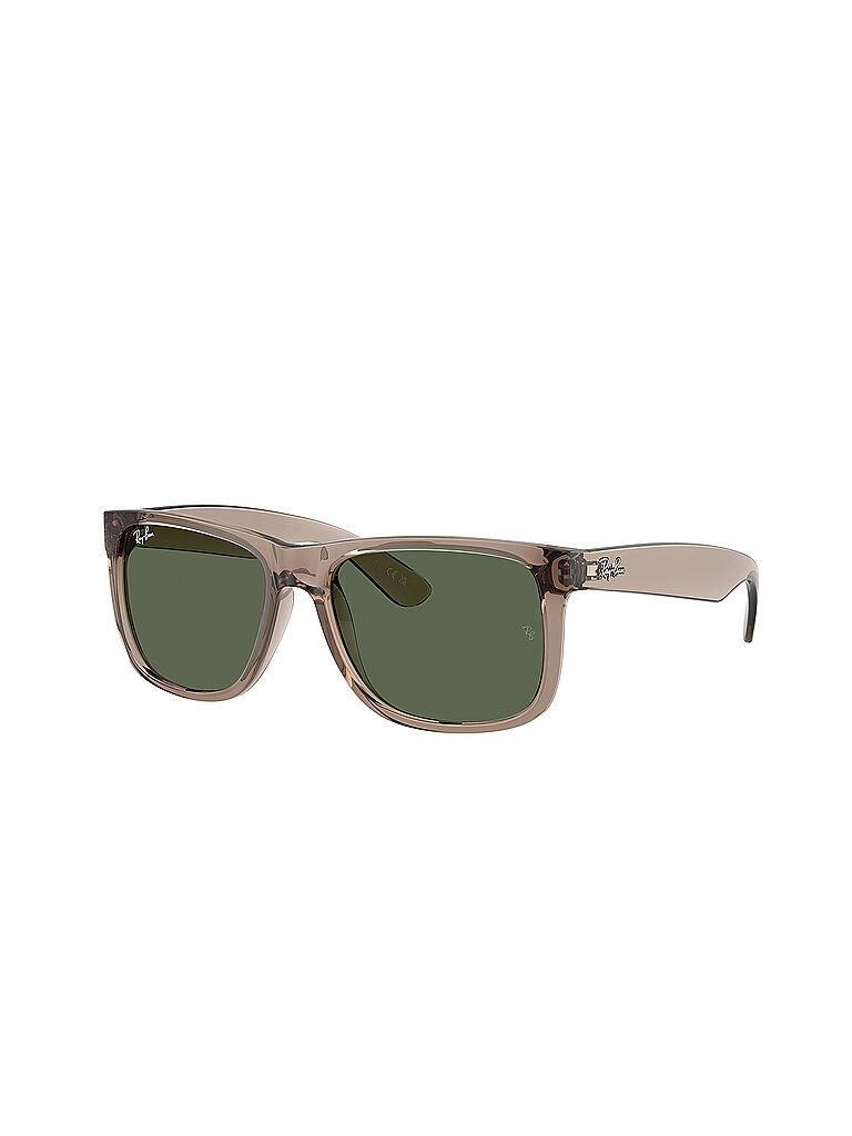 Ray - Ban Herren Ray - Ban RB4165 JUSTIN 691871 Sonnenbrillen Nylon Braun Grün Quadratisch Normal