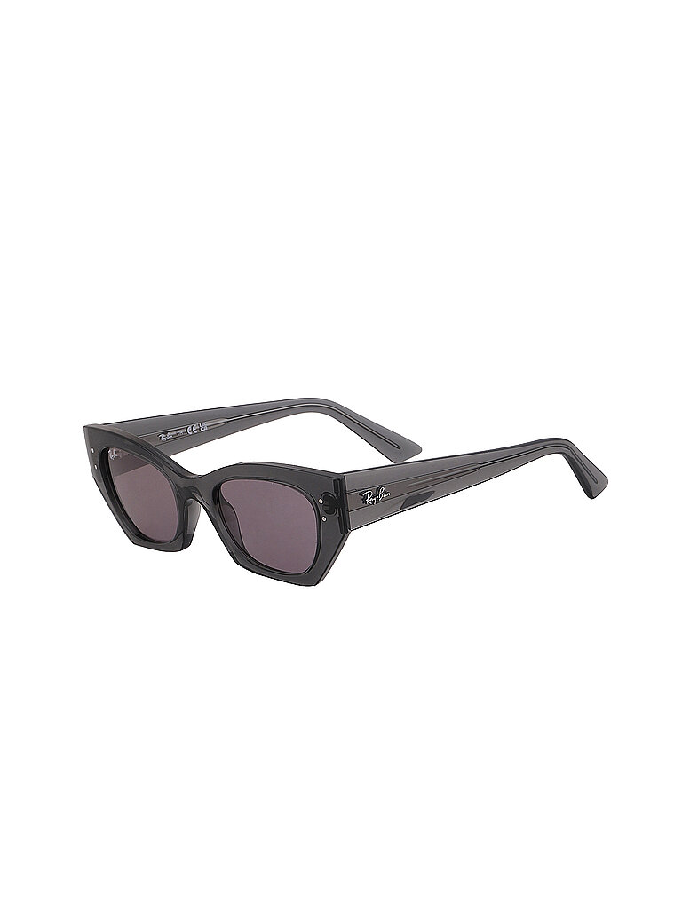 Ray - Ban Unisex Ray - Ban RB4430 ZENA 69241A Sonnenbrillen Injiziert Grau Violett Geometrisch Normal