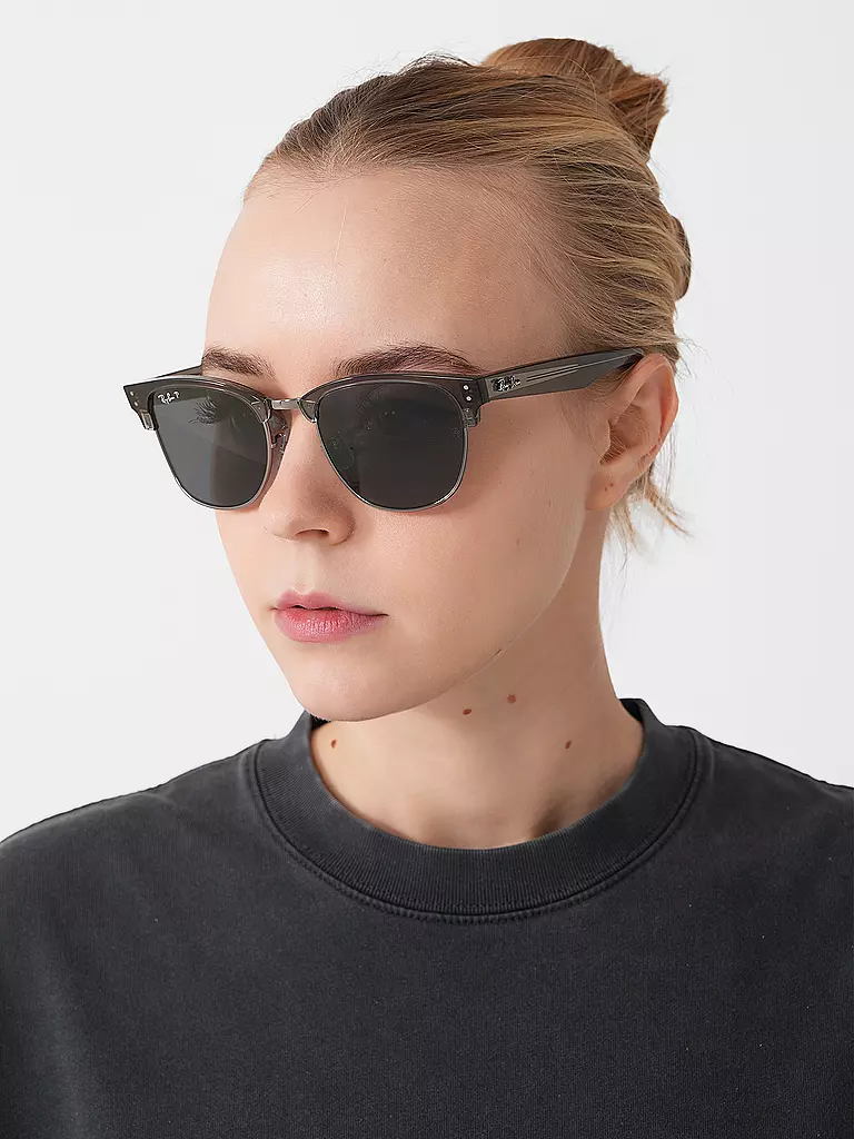 RAY BAN | Sonnenbrille CLUBMASTER REVERSE 0RBR0504S/54 | schwarz