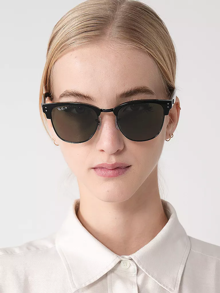 RAY BAN | Sonnenbrille CLUBMASTER REVERSE 0RBR0504S/54 | braun