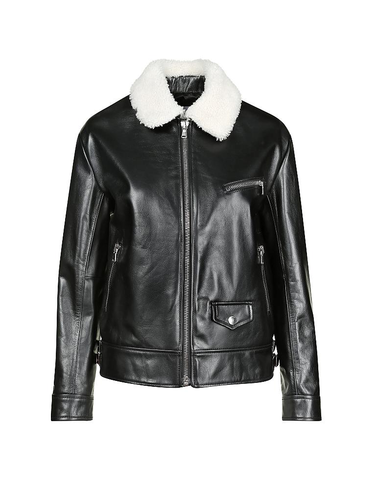 RED VALENTINO | Lederjacke  | 