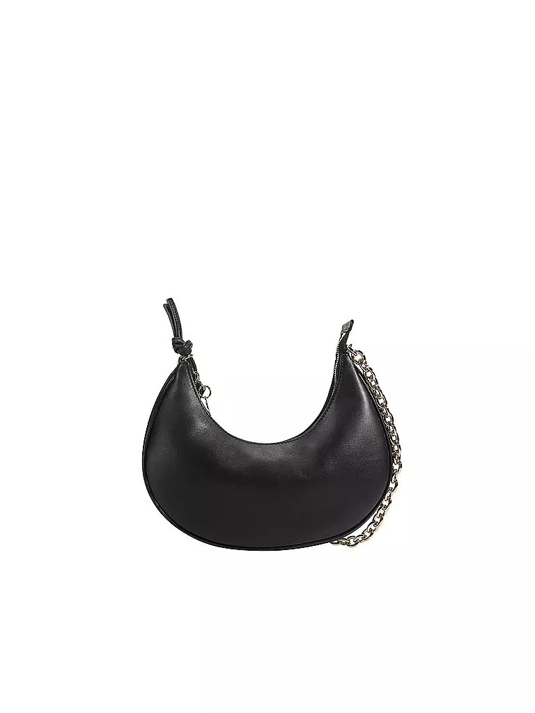 RED Valentino | Ledertasche Hobo  | schwarz