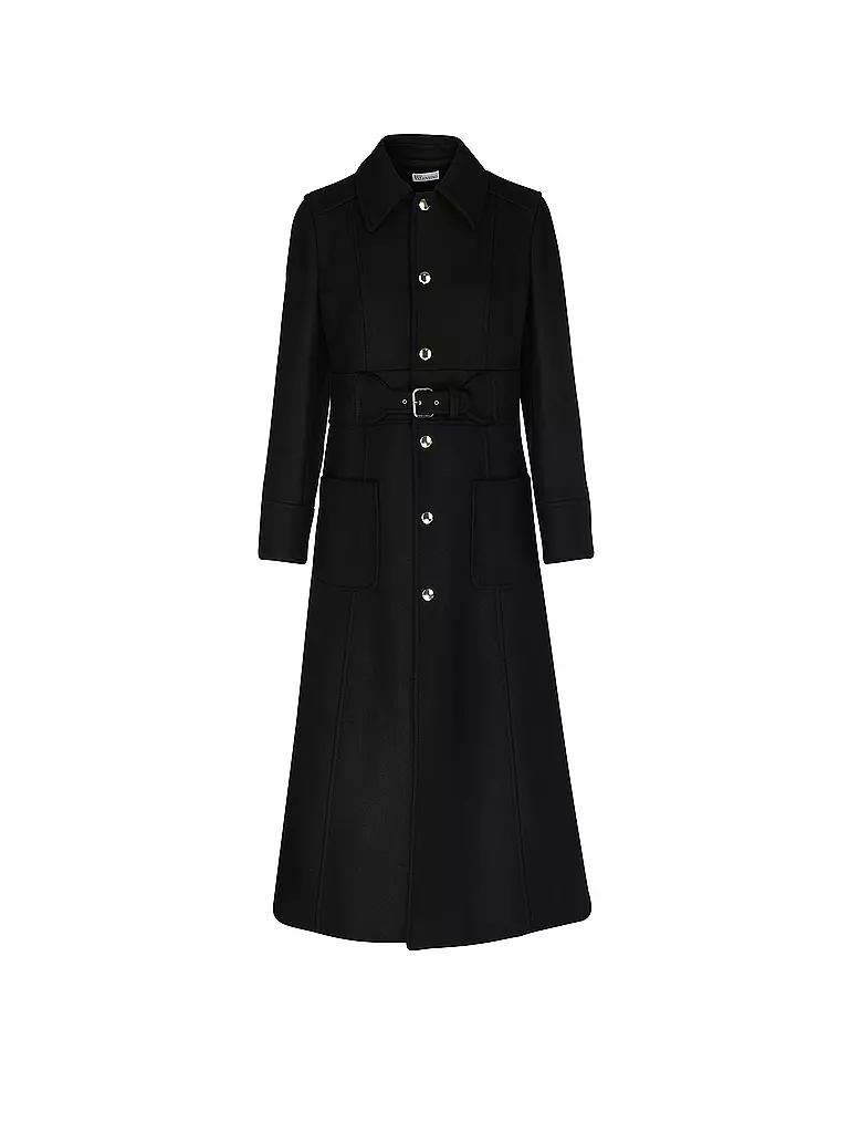 RED Valentino | Wollmantel | schwarz