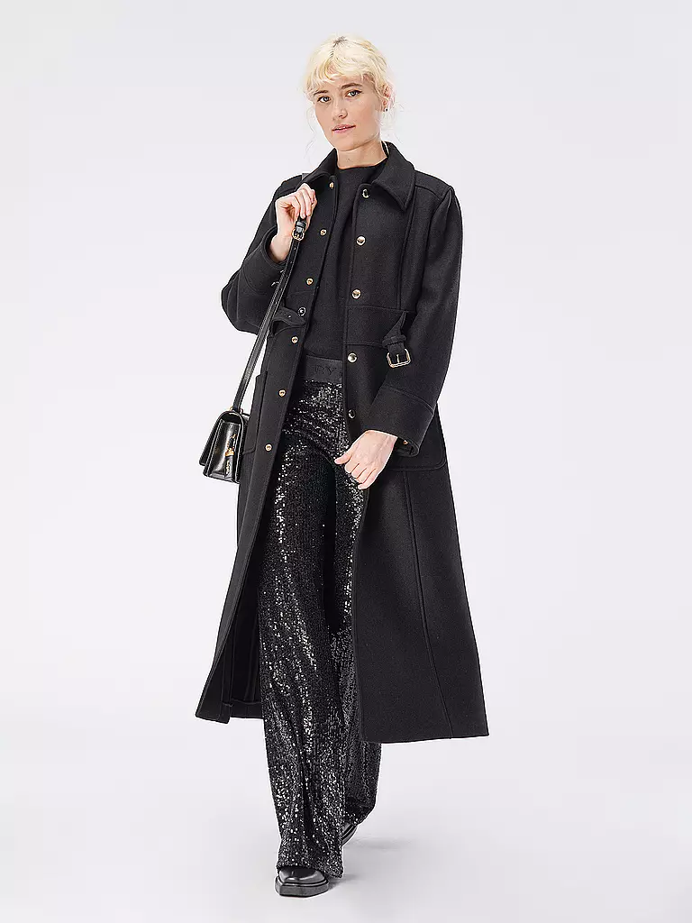 RED Valentino | Wollmantel | schwarz