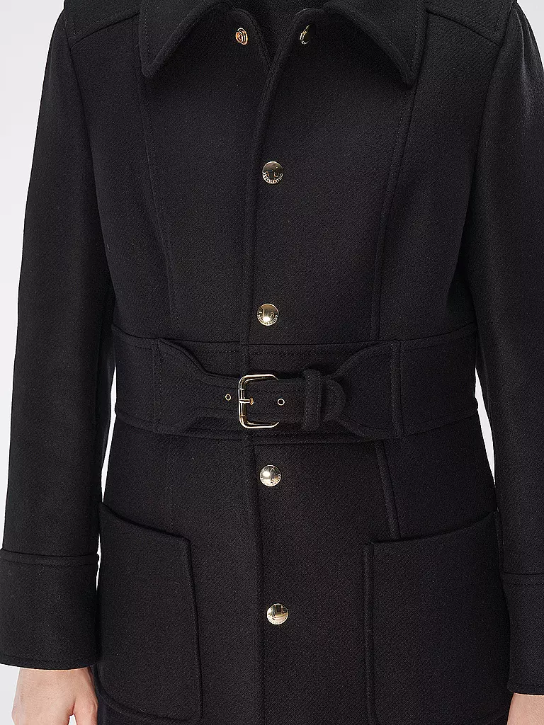 RED Valentino | Wollmantel | schwarz