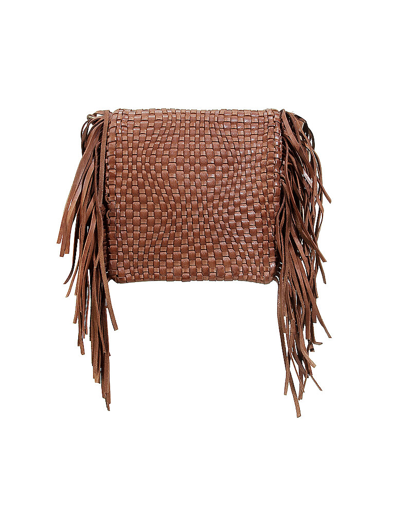 REHARD Ledertasche - Umhängetasche Weave Family braun