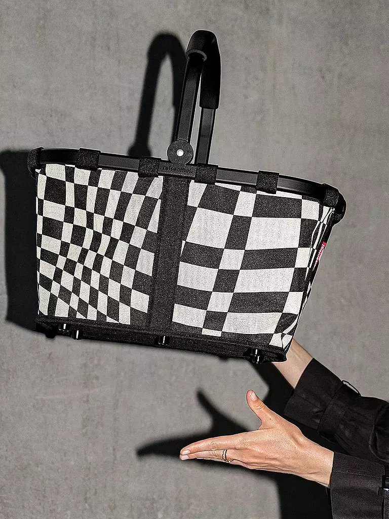 REISENTHEL | Carrybag OP-ART Weiss / Schwarz | weiss