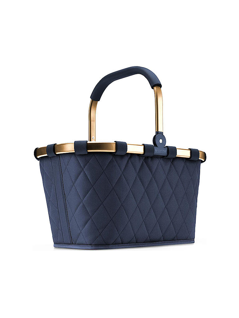 REISENTHEL Carrybag Rhombus Midnight Gold dunkelblau