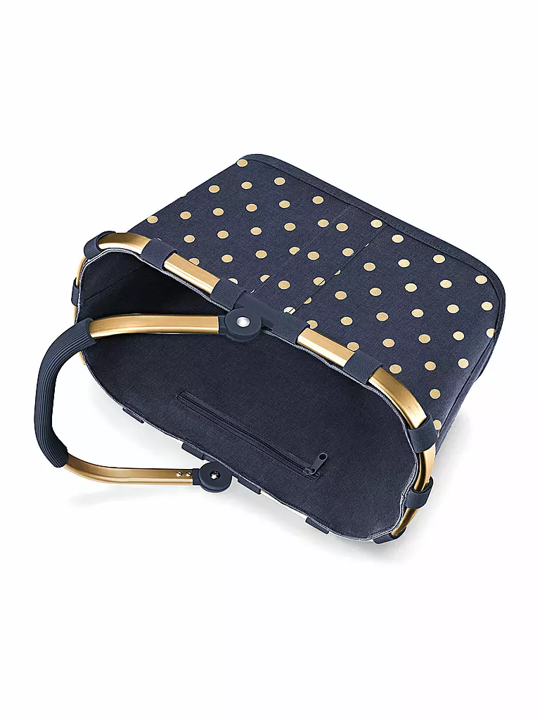 REISENTHEL | Carrybag XS Metall Dots Blue | dunkelblau