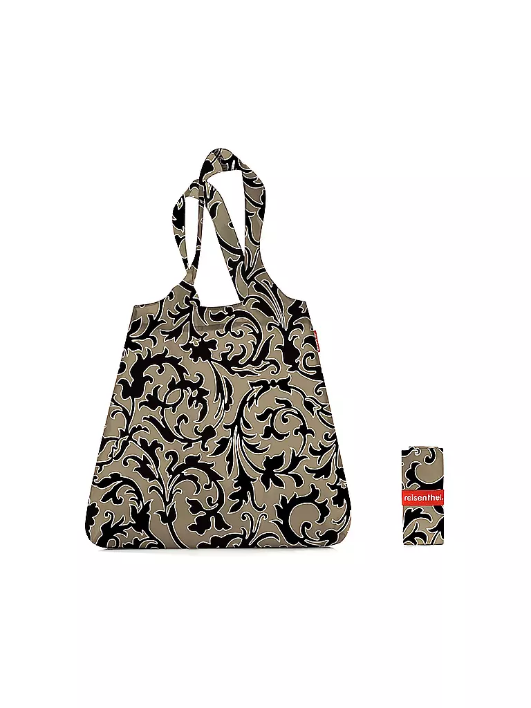 REISENTHEL | Mini Maxi Shopper Baroque Marble  Braun / Schwarz | braun