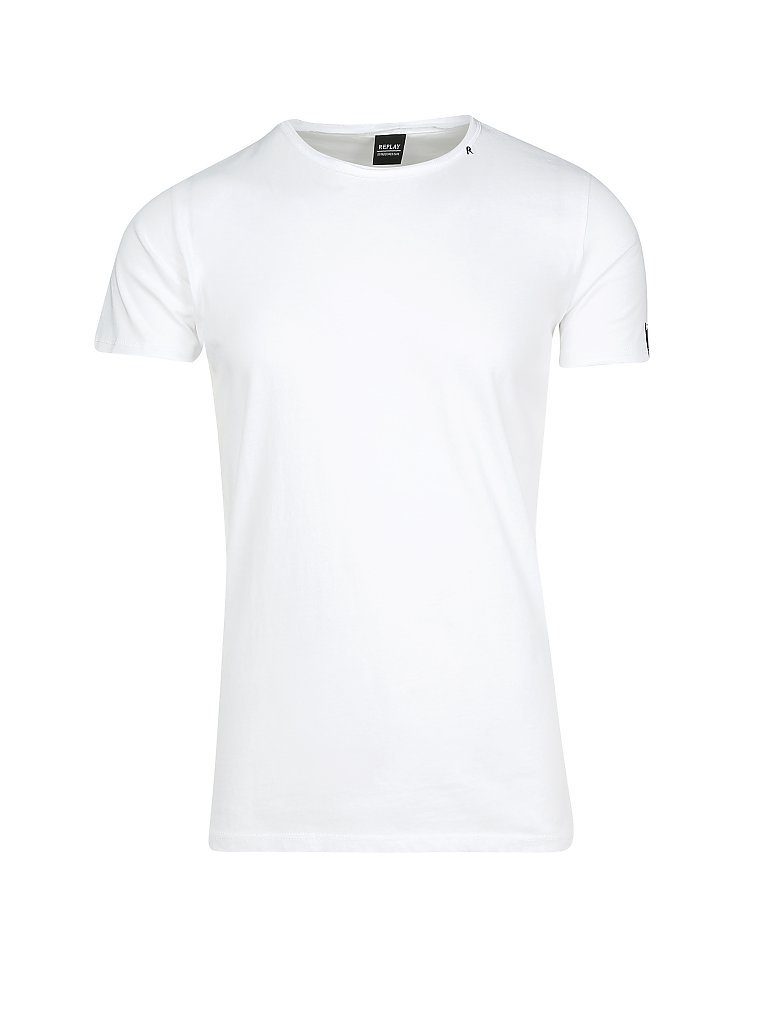 REPLAY T-Shirt  weiss | XXL