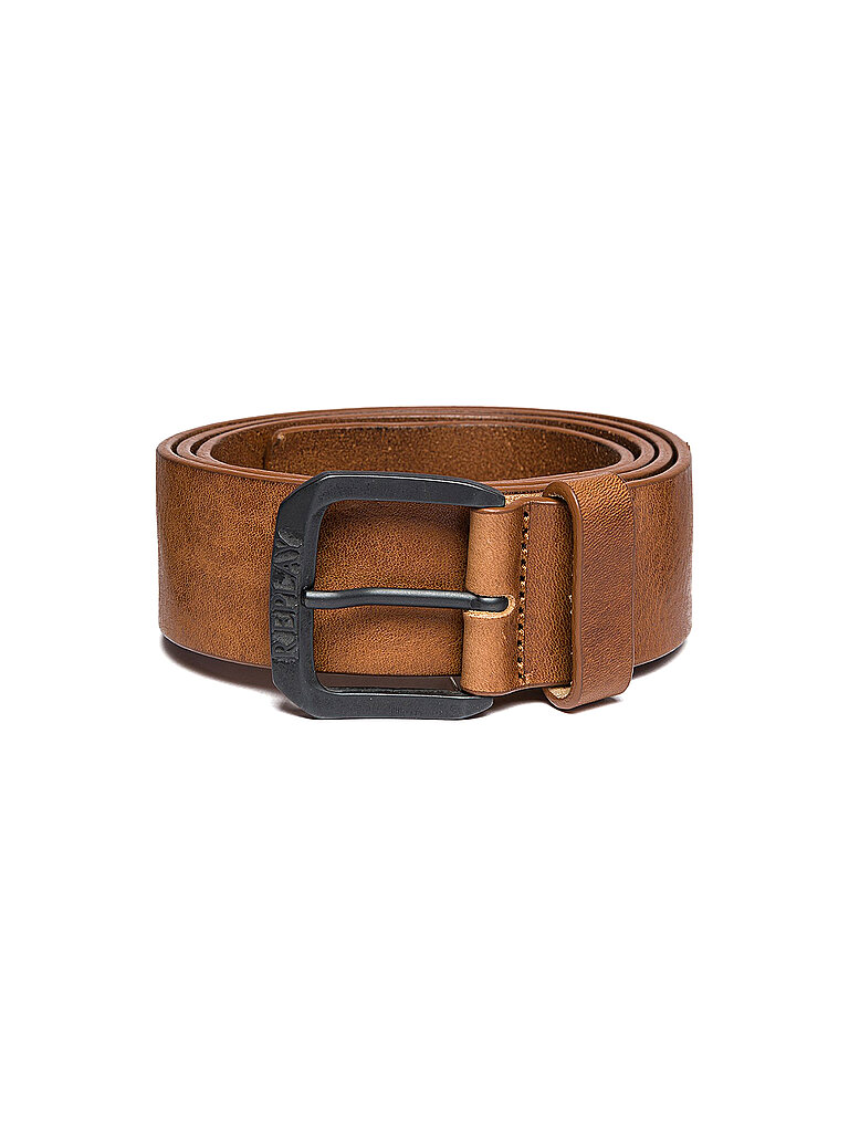 REPLAY Ceinture en cuir marron clair | 85