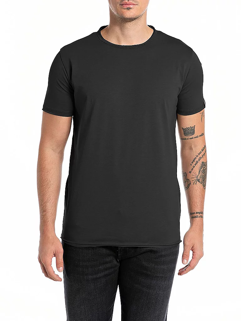 Replay T-Shirt Schwarz | S-image