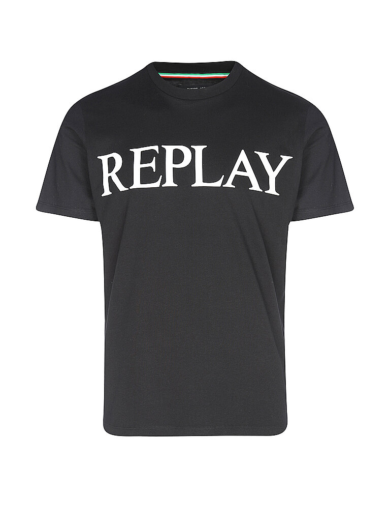 REPLAY T-Shirt schwarz | L